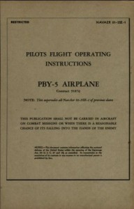 Pilots Flight Operating Instructions PBY-5
