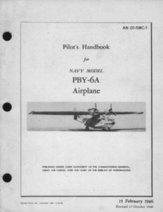 Pilots Handbook PBY 6A